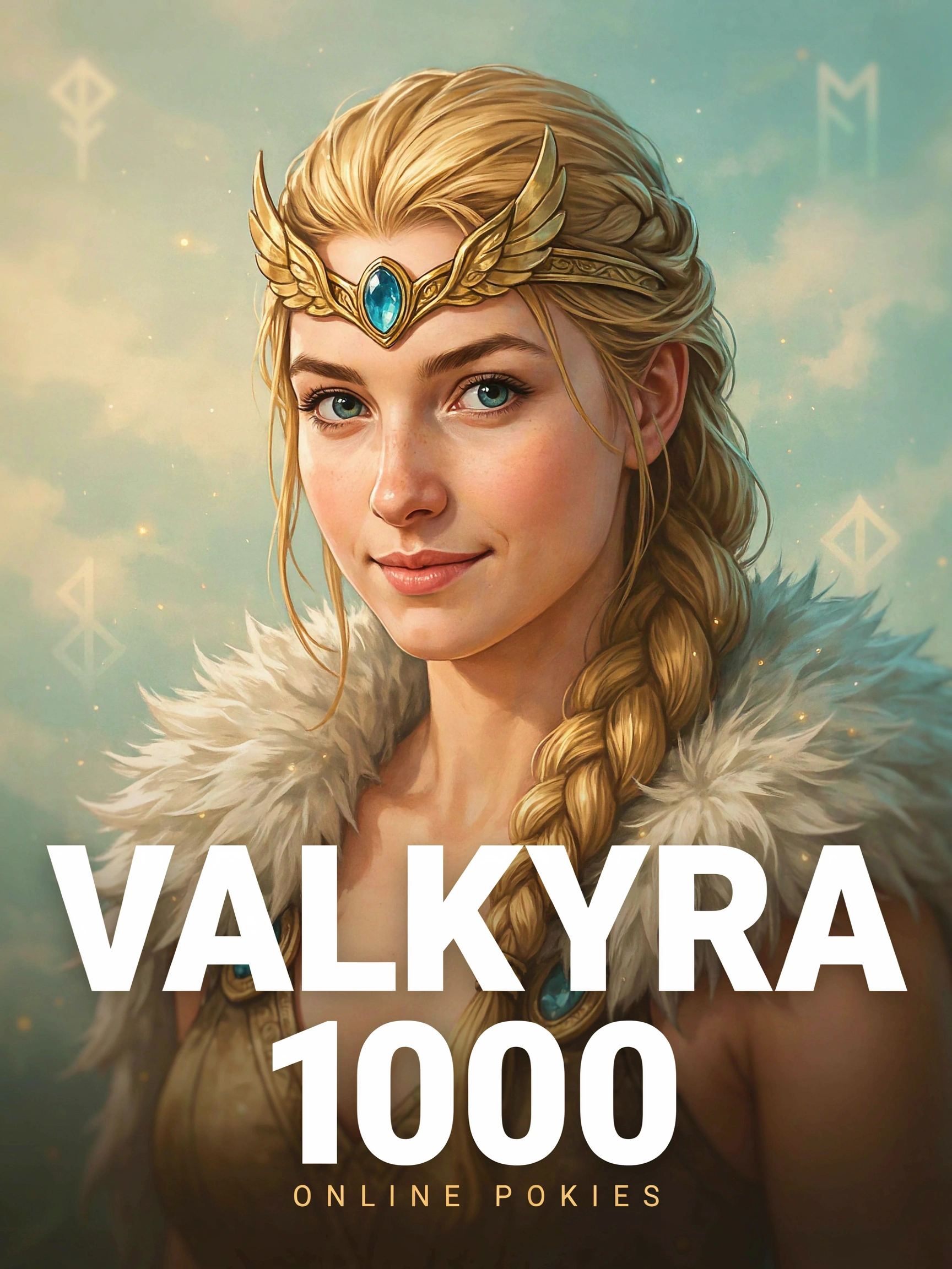Title art for the Freya 1000 online pokie