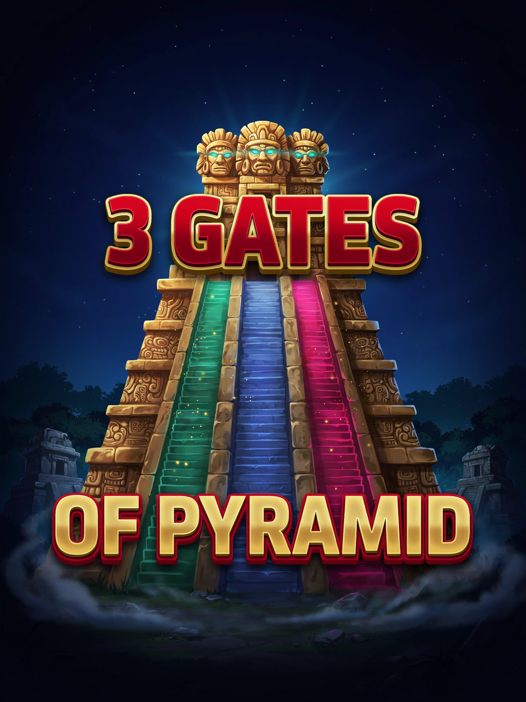 In-game art from the 3 Gates of Pyramid pokie