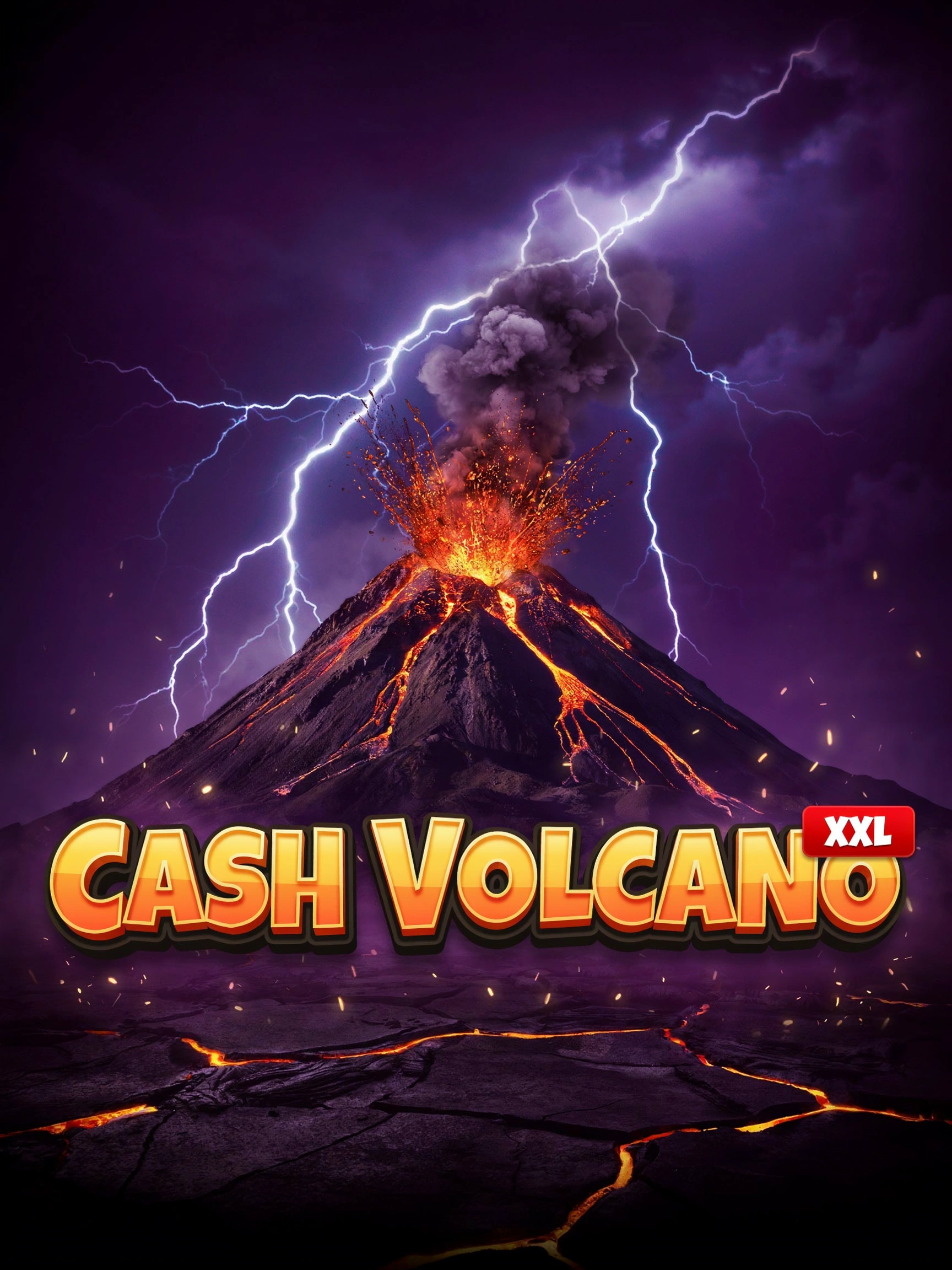 Cash Volcano XXL pokie title screen