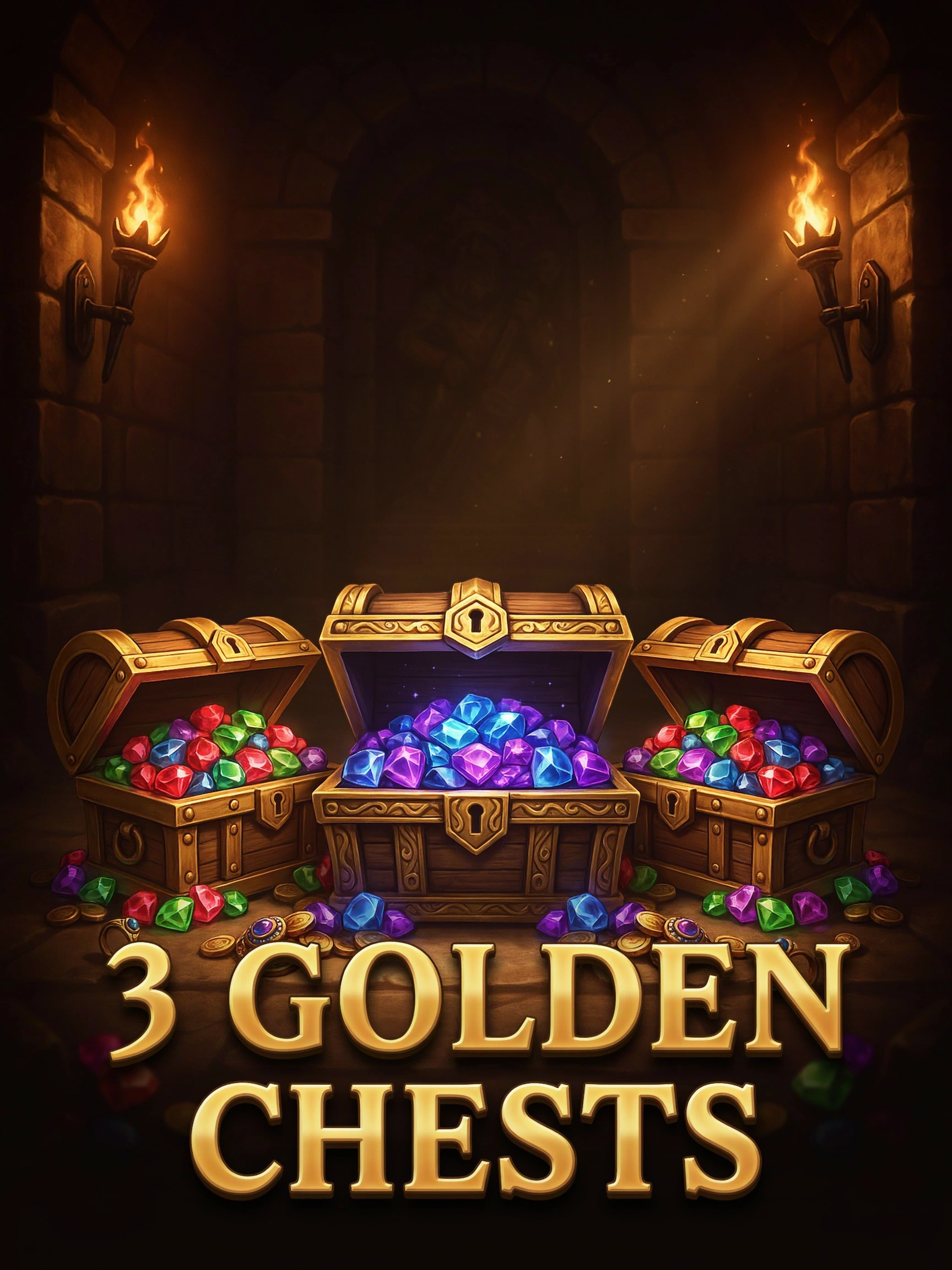 Preview of the 3 Golden Chests online pokie